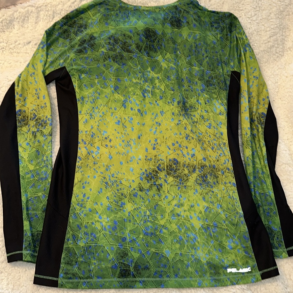 Pelagic Solar Pro Hex Dorado Sun Fishing Shirt - Picture 2 of 6